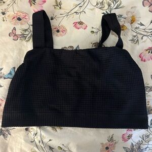 TARGET All In Motion XXL Black Waffle Weave Bra